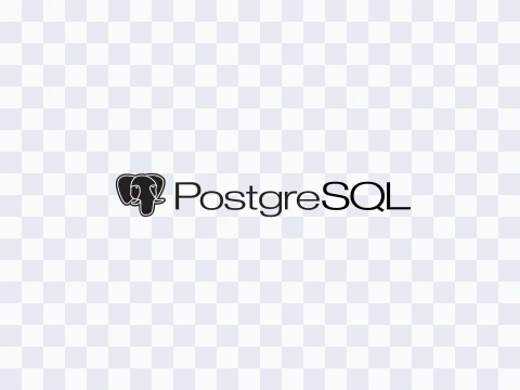PostgreSQL PostgreSQL Logo Black Light SVG