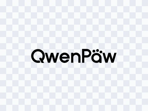 QwenPaw QwenPaw Logo Black Light PNG