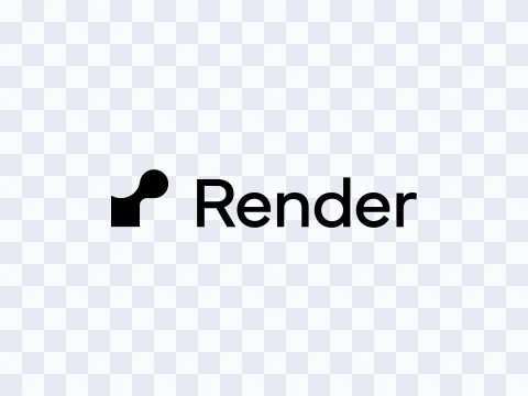 Render Render Logo Black Light SVG