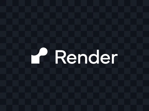 Render Render Logo White Dark SVG