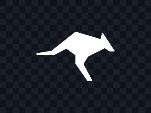 Roo Code Roo Code Icon White Dark SVG