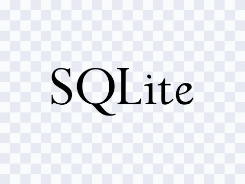 SQLite SQLite Wordmark Black Light PNG