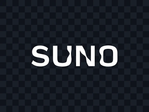 Suno Suno Logo White Dark SVG