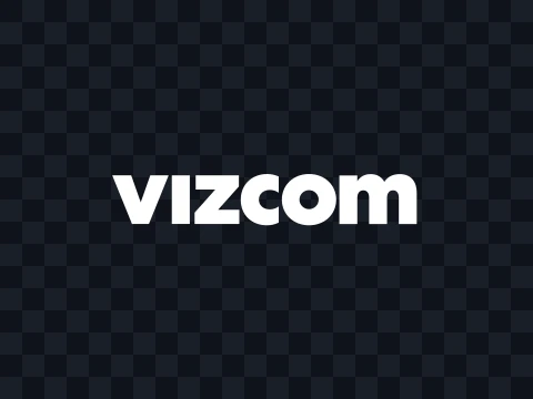 Vizcom Vizcom Logo White Dark SVG