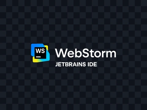 WebStorm WebStorm Logo Colored Dark SVG