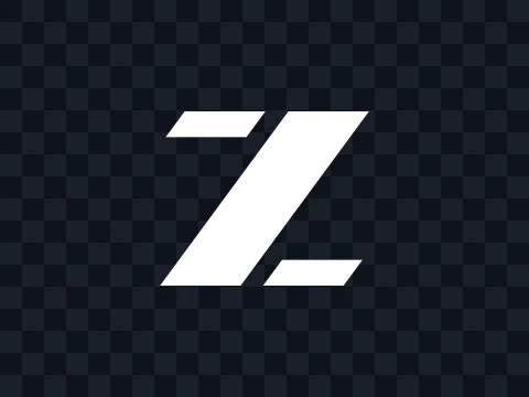 Z AI Z AI Icon White Dark SVG