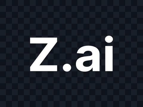 Z AI Z AI Wordmark White Dark SVG