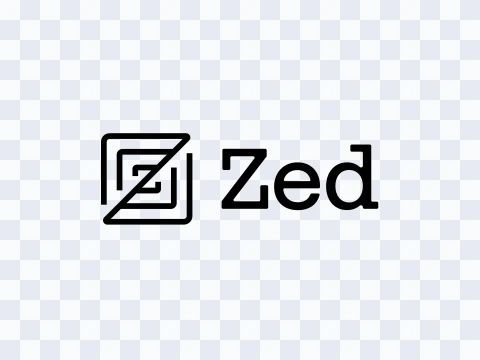 Zed Zed Logo Black Light SVG