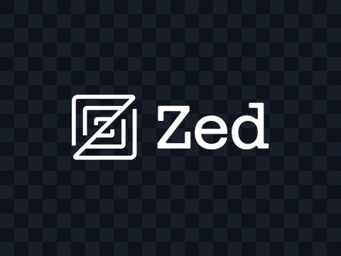 Zed Zed Logo White Dark SVG